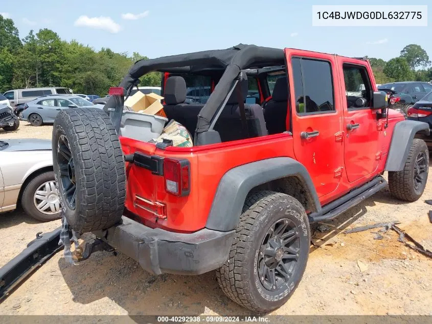 1C4BJWDG0DL632775 2013 Jeep Wrangler Unlimited Sport