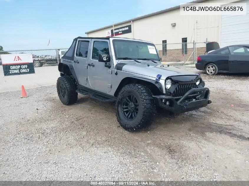 1C4BJWDG6DL665876 2013 Jeep Wrangler Unlimited Sport