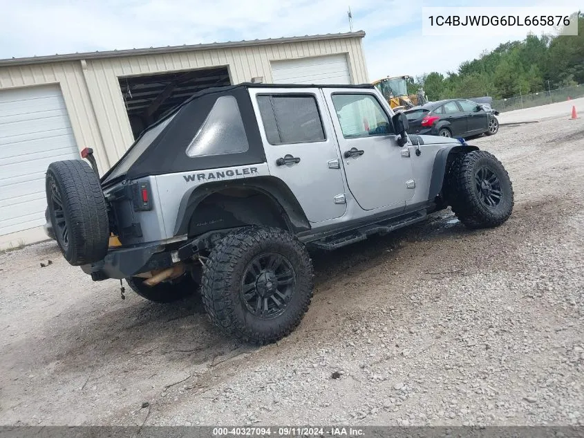 1C4BJWDG6DL665876 2013 Jeep Wrangler Unlimited Sport