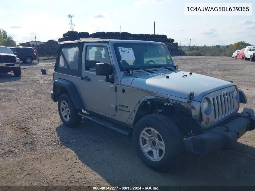 2013 Jeep Wrangler Sport VIN: 1C4AJWAG5DL639365 Lot: 40342277