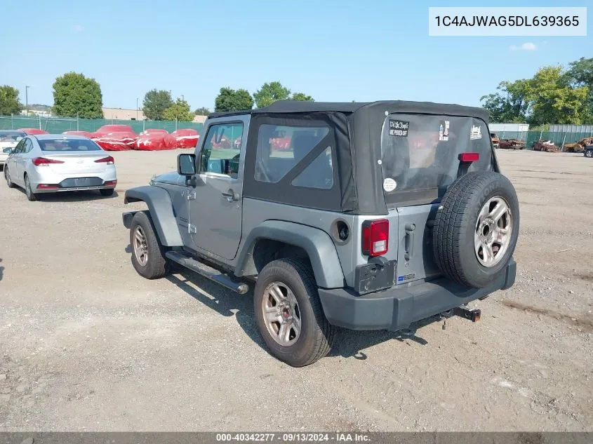 1C4AJWAG5DL639365 2013 Jeep Wrangler Sport