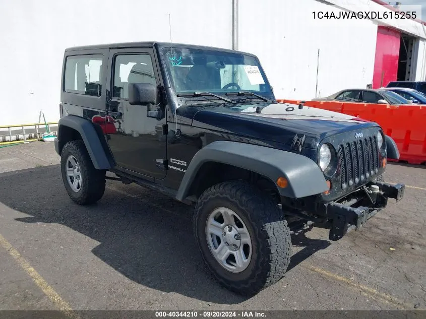 2013 Jeep Wrangler Sport VIN: 1C4AJWAGXDL615255 Lot: 40344210