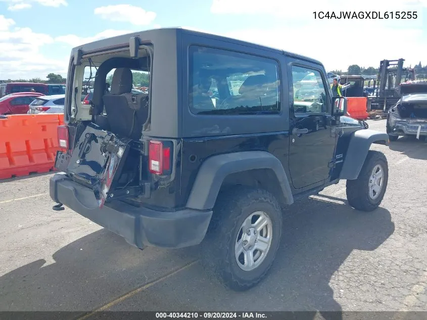 2013 Jeep Wrangler Sport VIN: 1C4AJWAGXDL615255 Lot: 40344210