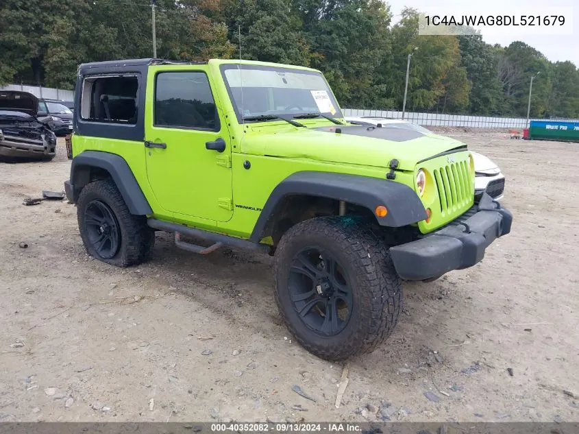 2013 Jeep Wrangler Sport VIN: 1C4AJWAG8DL521679 Lot: 40352082