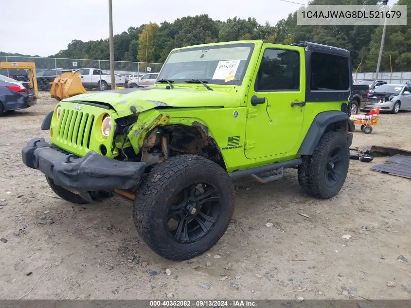 2013 Jeep Wrangler Sport VIN: 1C4AJWAG8DL521679 Lot: 40352082