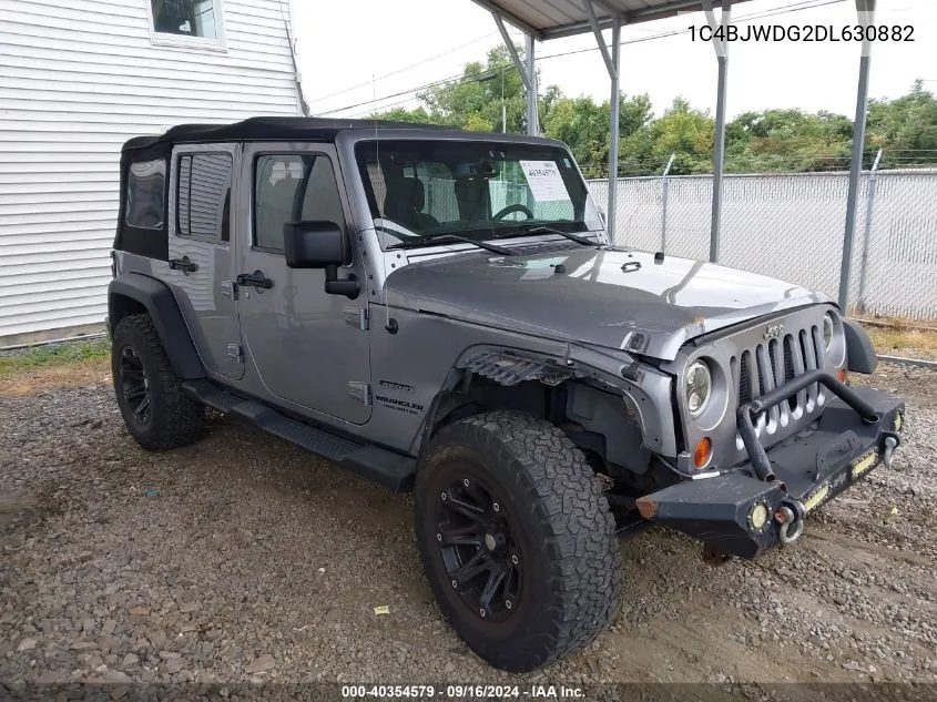 1C4BJWDG2DL630882 2013 Jeep Wrangler Unlimited Sport