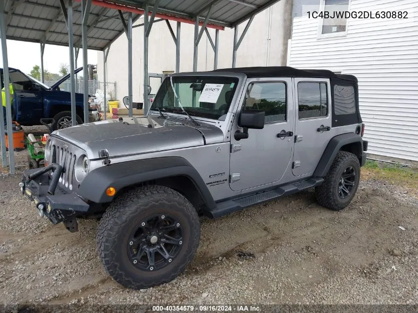 1C4BJWDG2DL630882 2013 Jeep Wrangler Unlimited Sport