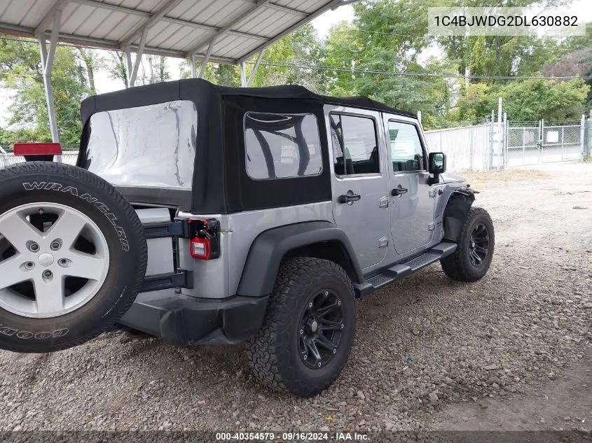 2013 Jeep Wrangler Unlimited Sport VIN: 1C4BJWDG2DL630882 Lot: 40354579