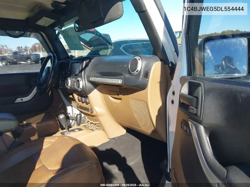 1C4BJWEG5DL554444 2013 Jeep Wrangler Unlimited Sahara