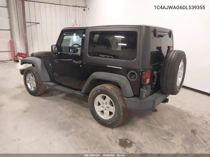 1C4AJWAG6DL539355 2013 Jeep Wrangler Sport