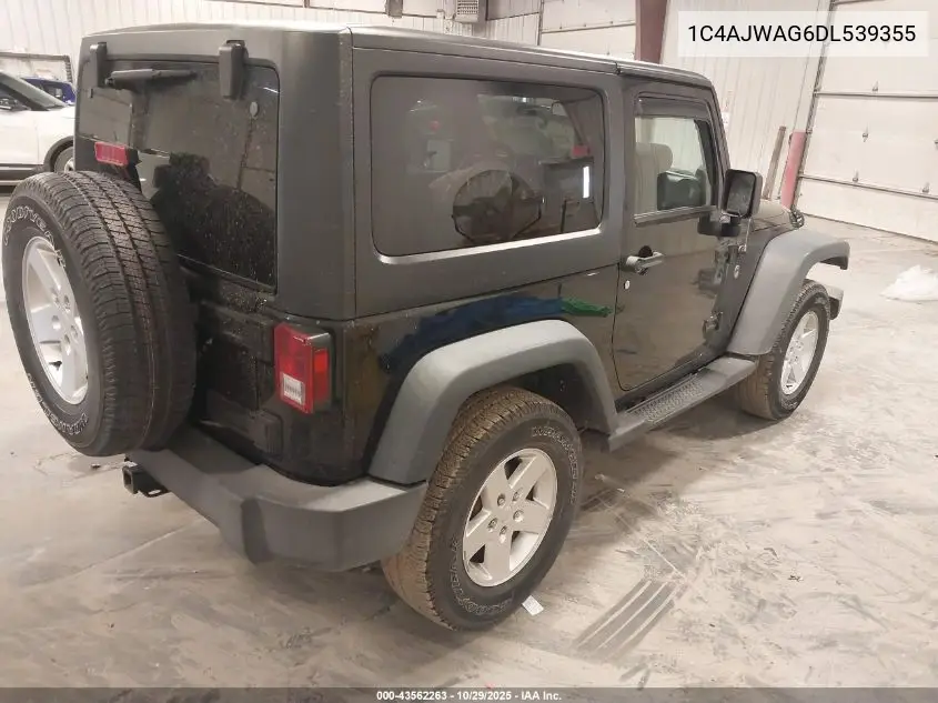 1C4AJWAG6DL539355 2013 Jeep Wrangler Sport