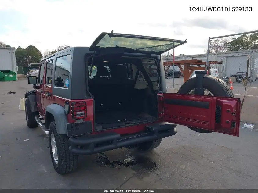 1C4HJWDG1DL529133 2013 Jeep Wrangler Unlimited Sport