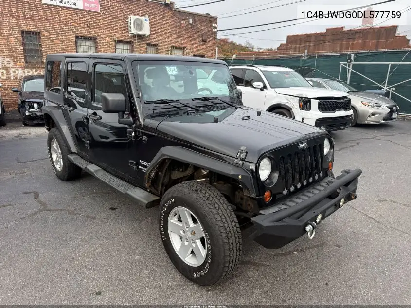 1C4BJWDG0DL577759 2013 Jeep Wrangler Unlimited Sport