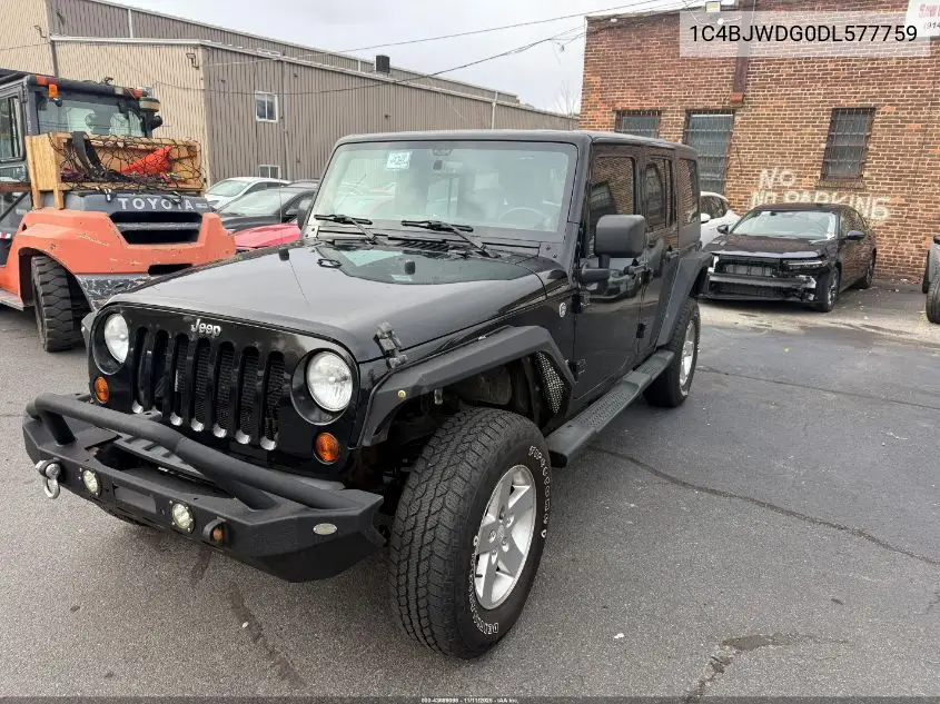 1C4BJWDG0DL577759 2013 Jeep Wrangler Unlimited Sport