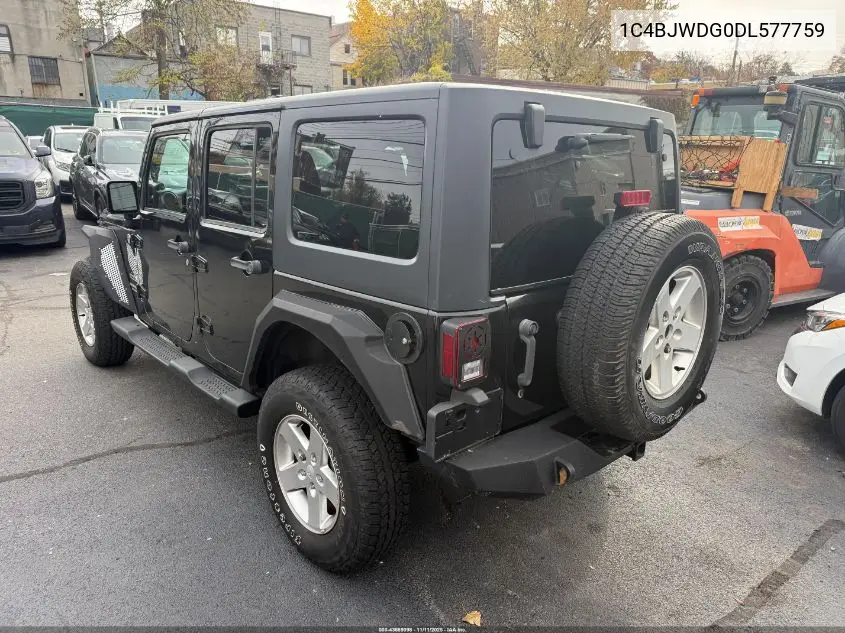 1C4BJWDG0DL577759 2013 Jeep Wrangler Unlimited Sport