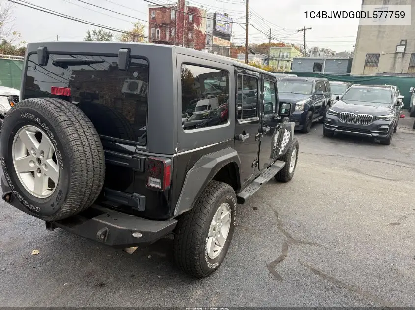 1C4BJWDG0DL577759 2013 Jeep Wrangler Unlimited Sport
