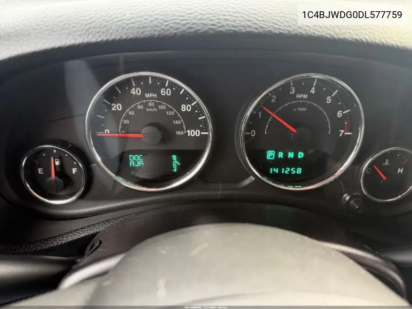 1C4BJWDG0DL577759 2013 Jeep Wrangler Unlimited Sport