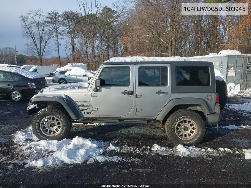1C4HJWDG5DL603945 2013 Jeep Wrangler Unlimited Sport