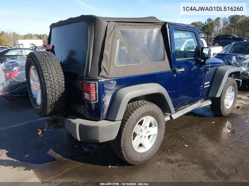 1C4AJWAG1DL516260 2013 Jeep Wrangler Sport