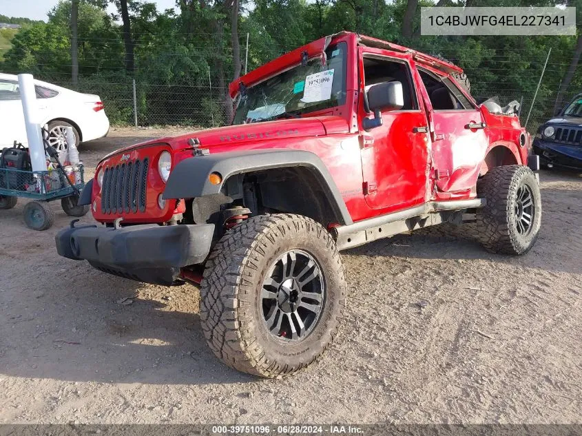 2014 Jeep Wrangler Unlimited Rubicon VIN: 1C4BJWFG4EL227341 Lot: 39751096