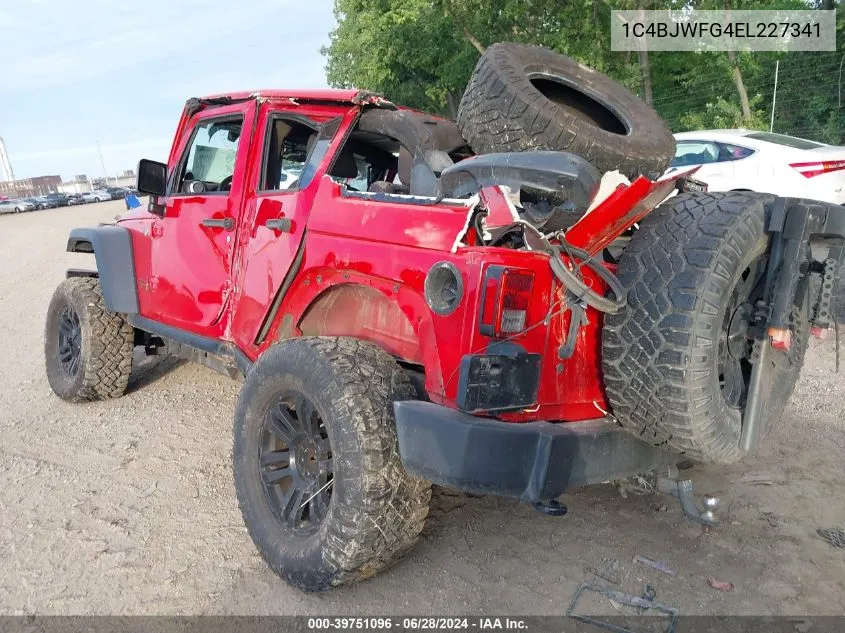 2014 Jeep Wrangler Unlimited Rubicon VIN: 1C4BJWFG4EL227341 Lot: 39751096