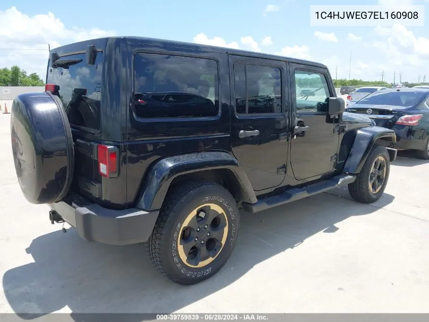 1C4HJWEG7EL160908 2014 Jeep Wrangler Unlimited Dragon Edition