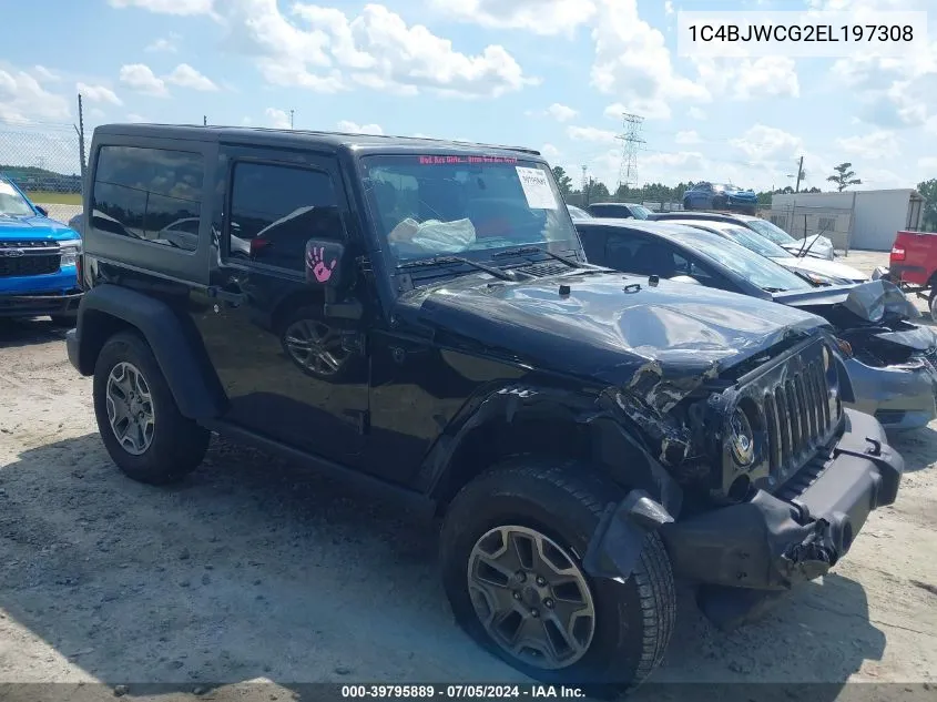 2014 Jeep Wrangler Rubicon VIN: 1C4BJWCG2EL197308 Lot: 39795889