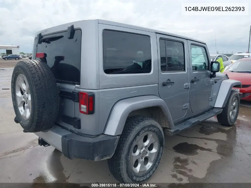 1C4BJWEG9EL262393 2014 Jeep Wrangler Unlimited Sahara