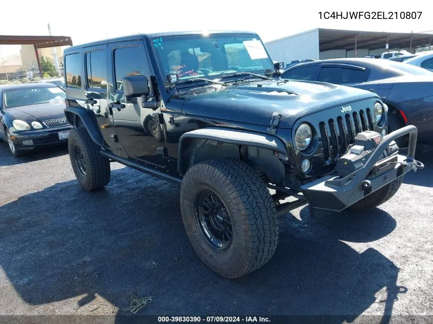 1C4HJWFG2EL210807 2014 Jeep Wrangler Unlimited Rubicon