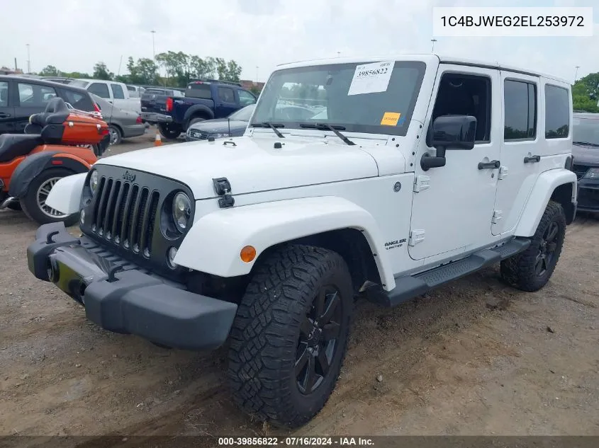 1C4BJWEG2EL253972 2014 Jeep Wrangler Unlimited Altitude