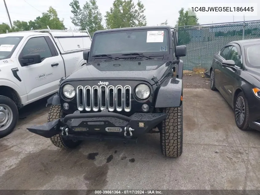 2014 Jeep Wrangler Unlimited Sahara VIN: 1C4BJWEG5EL186445 Lot: 39861364