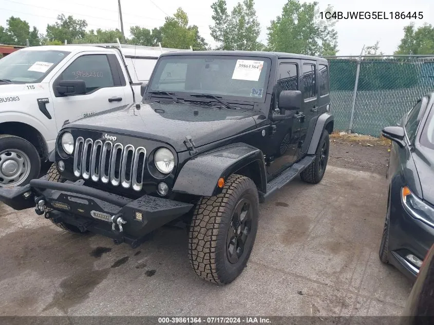 1C4BJWEG5EL186445 2014 Jeep Wrangler Unlimited Sahara