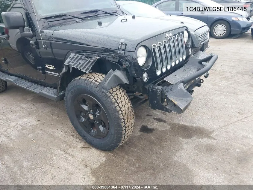 1C4BJWEG5EL186445 2014 Jeep Wrangler Unlimited Sahara