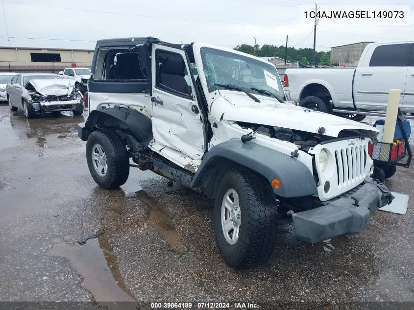 2014 Jeep Wrangler Sport VIN: 1C4AJWAG5EL149073 Lot: 39864189