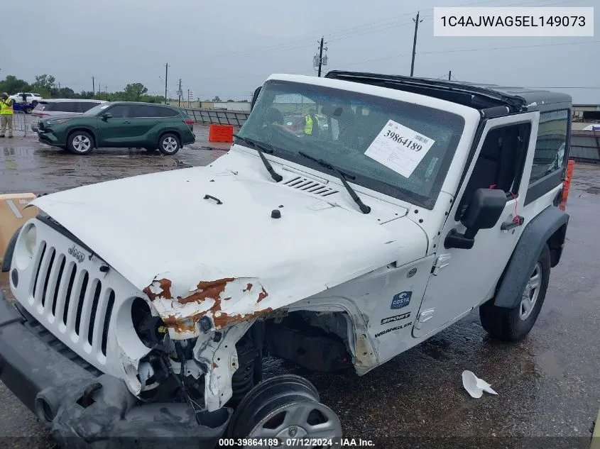 2014 Jeep Wrangler Sport VIN: 1C4AJWAG5EL149073 Lot: 39864189