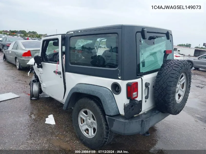 2014 Jeep Wrangler Sport VIN: 1C4AJWAG5EL149073 Lot: 39864189