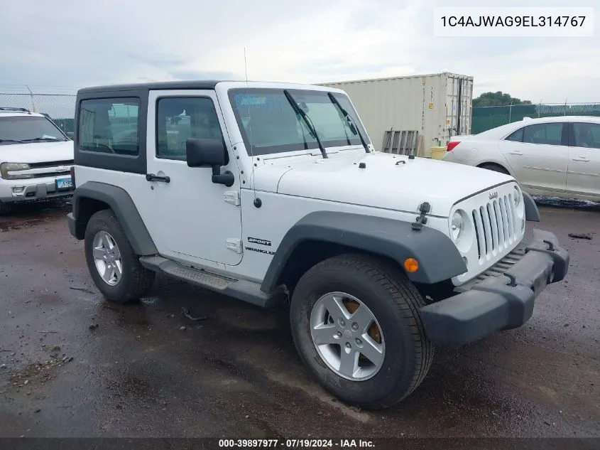 1C4AJWAG9EL314767 2014 Jeep Wrangler Sport