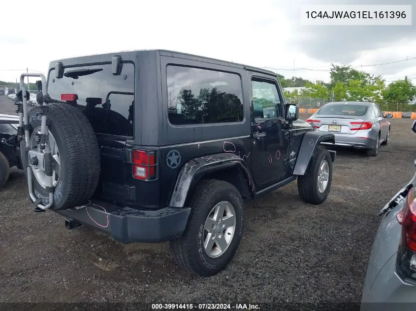 2014 Jeep Wrangler Freedom Edition VIN: 1C4AJWAG1EL161396 Lot: 39914415