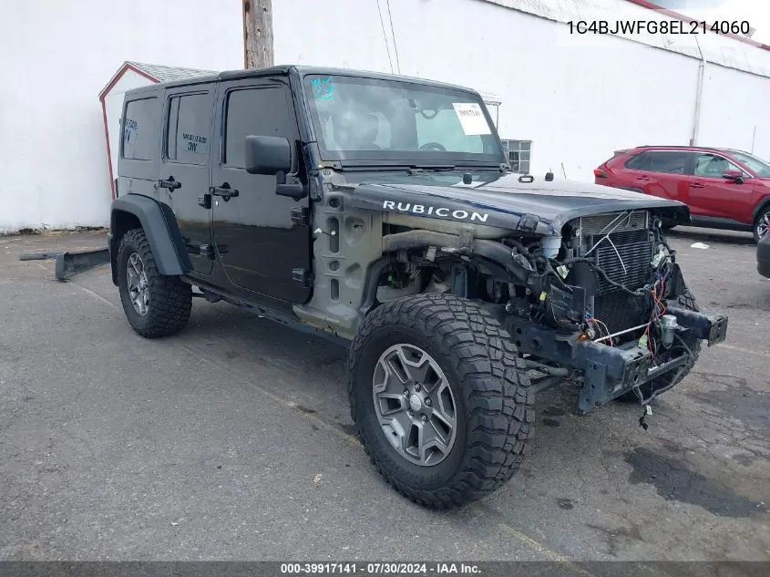 2014 Jeep Wrangler Unlimited Rubicon VIN: 1C4BJWFG8EL214060 Lot: 39917141