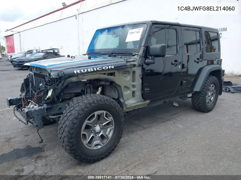 2014 Jeep Wrangler Unlimited Rubicon VIN: 1C4BJWFG8EL214060 Lot: 39917141