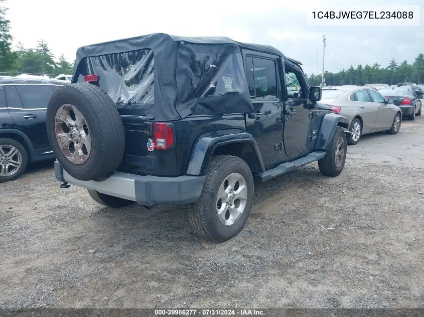 1C4BJWEG7EL234088 2014 Jeep Wrangler Unlimited Sahara