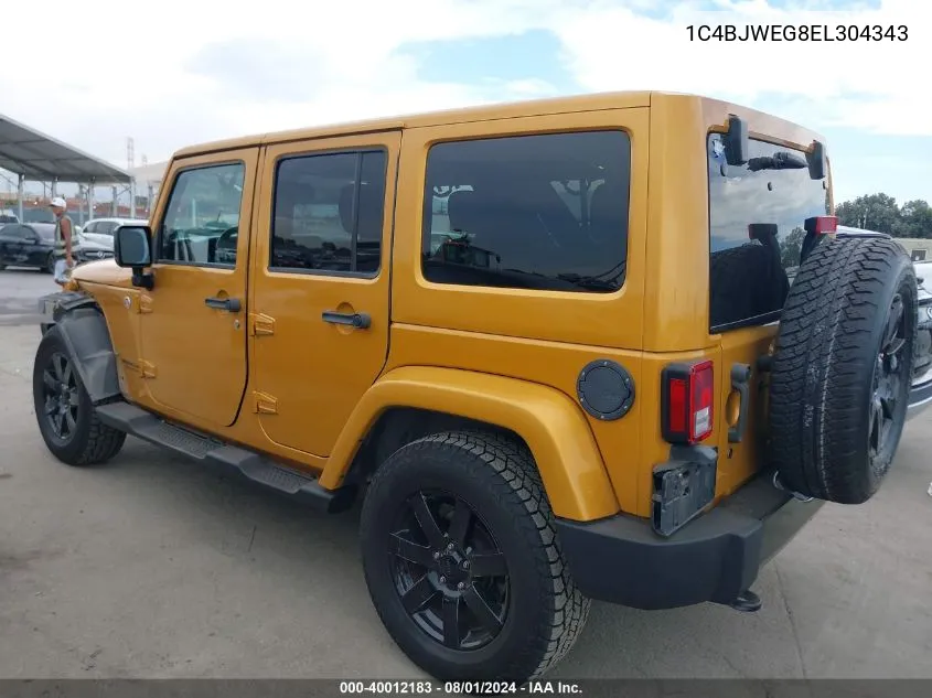 1C4BJWEG8EL304343 2014 Jeep Wrangler Unlimited Altitude