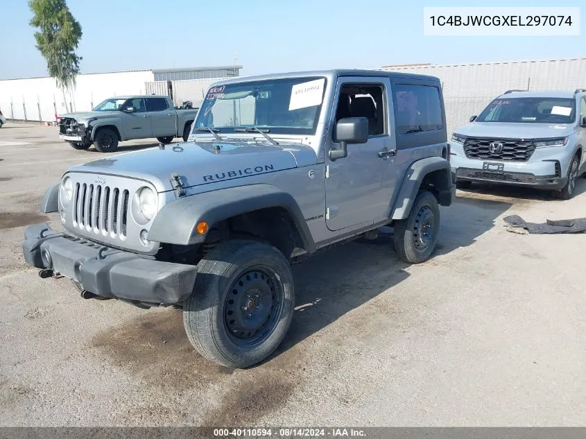 1C4BJWCGXEL297074 2014 Jeep Wrangler Rubicon