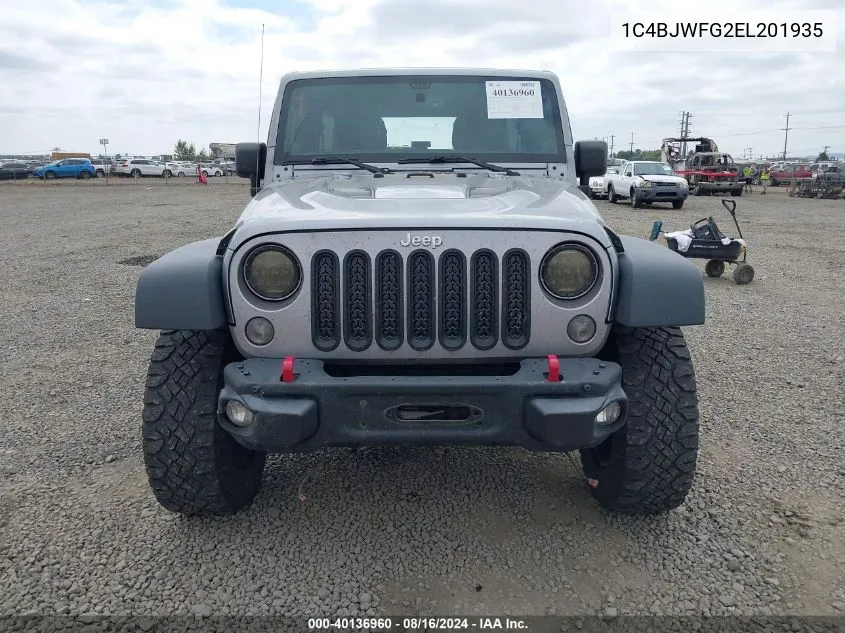 2014 Jeep Wrangler Unlimited Rubicon X VIN: 1C4BJWFG2EL201935 Lot: 40136960