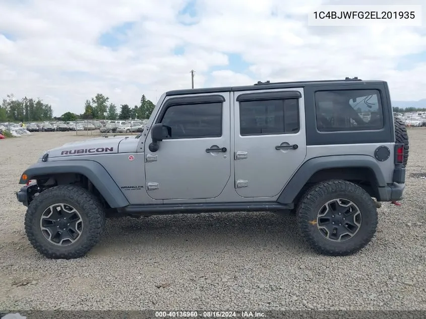 2014 Jeep Wrangler Unlimited Rubicon X VIN: 1C4BJWFG2EL201935 Lot: 40136960