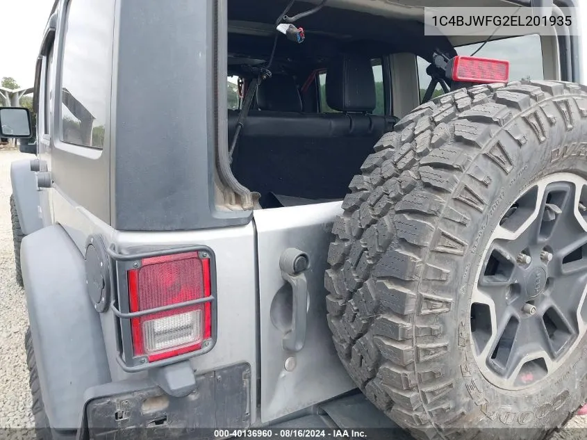 1C4BJWFG2EL201935 2014 Jeep Wrangler Unlimited Rubicon X