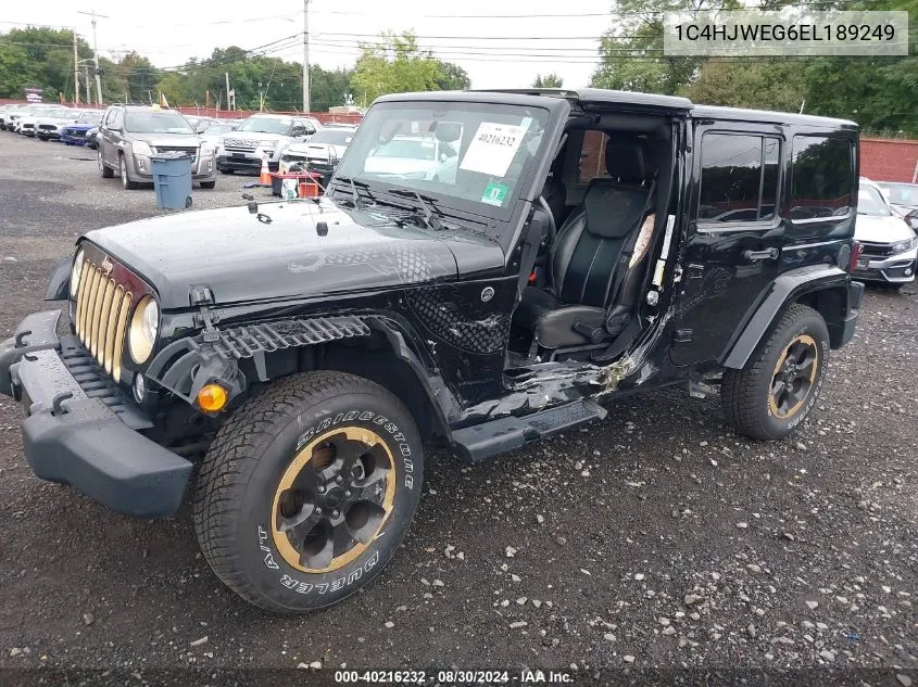 2014 Jeep Wrangler Unlimited Dragon Edition VIN: 1C4HJWEG6EL189249 Lot: 40216232