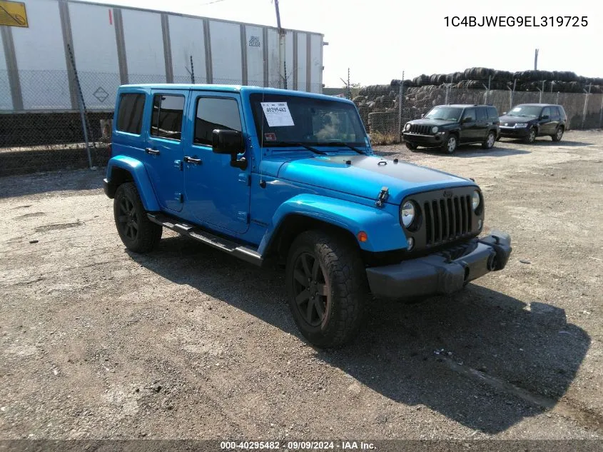 1C4BJWEG9EL319725 2014 Jeep Wrangler Unlimited Altitude