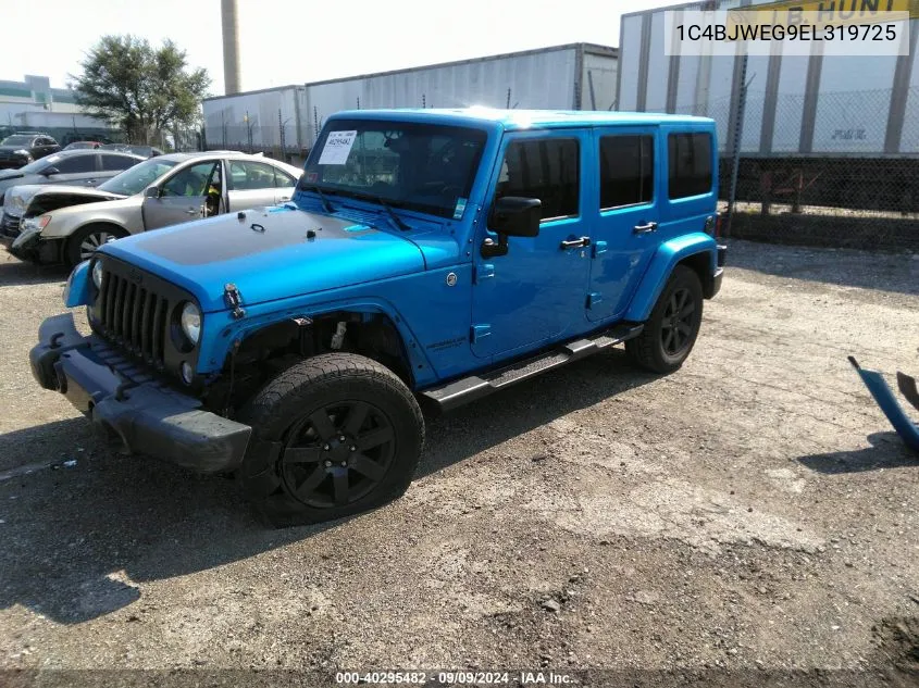 1C4BJWEG9EL319725 2014 Jeep Wrangler Unlimited Altitude