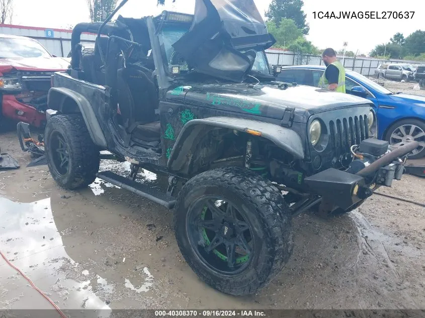 2014 Jeep Wrangler Sport VIN: 1C4AJWAG5EL270637 Lot: 40308370